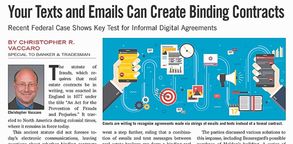Your Texts and Emails Can Create Binding Contracts