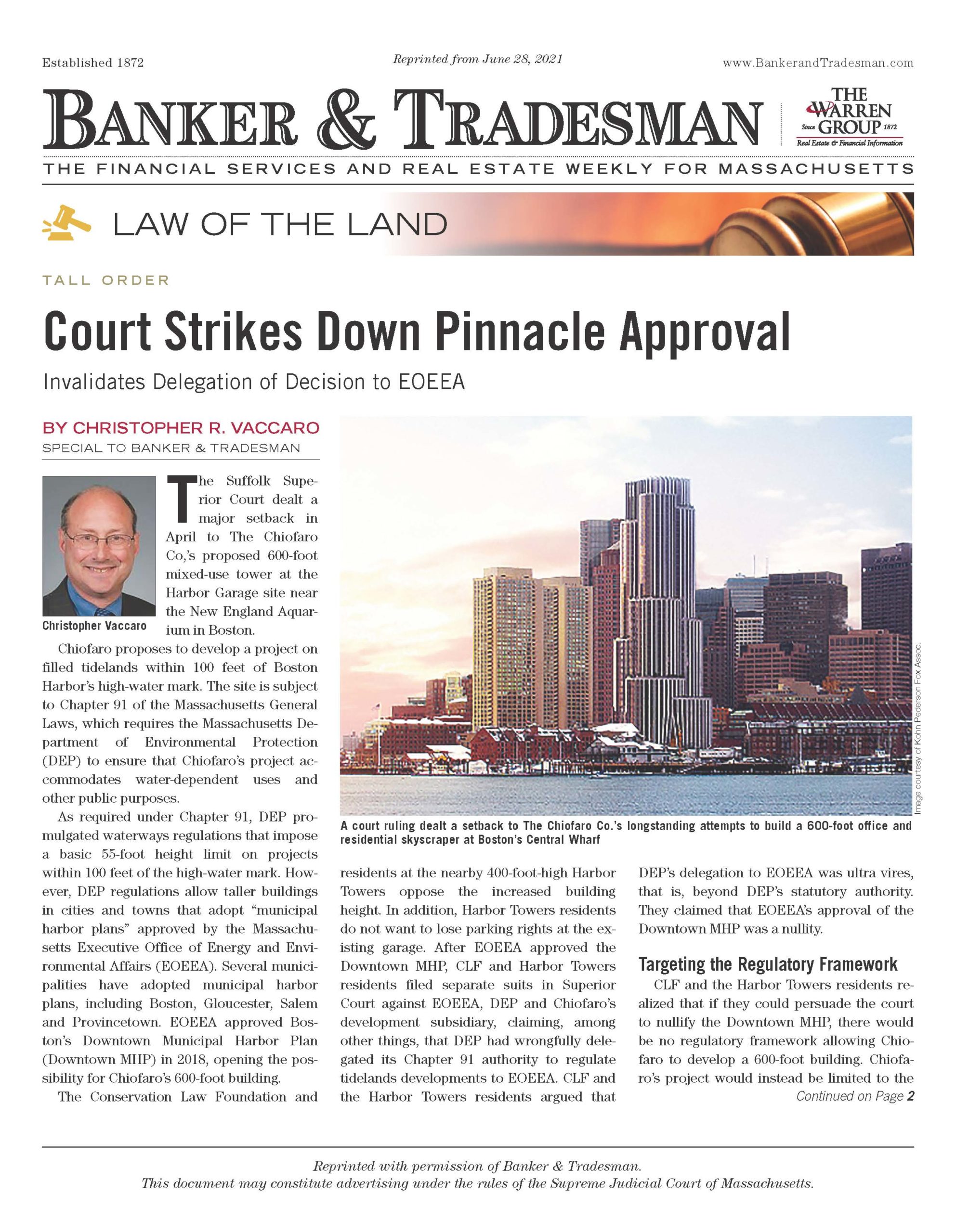 Court Strikes Down Pinnacle Approval