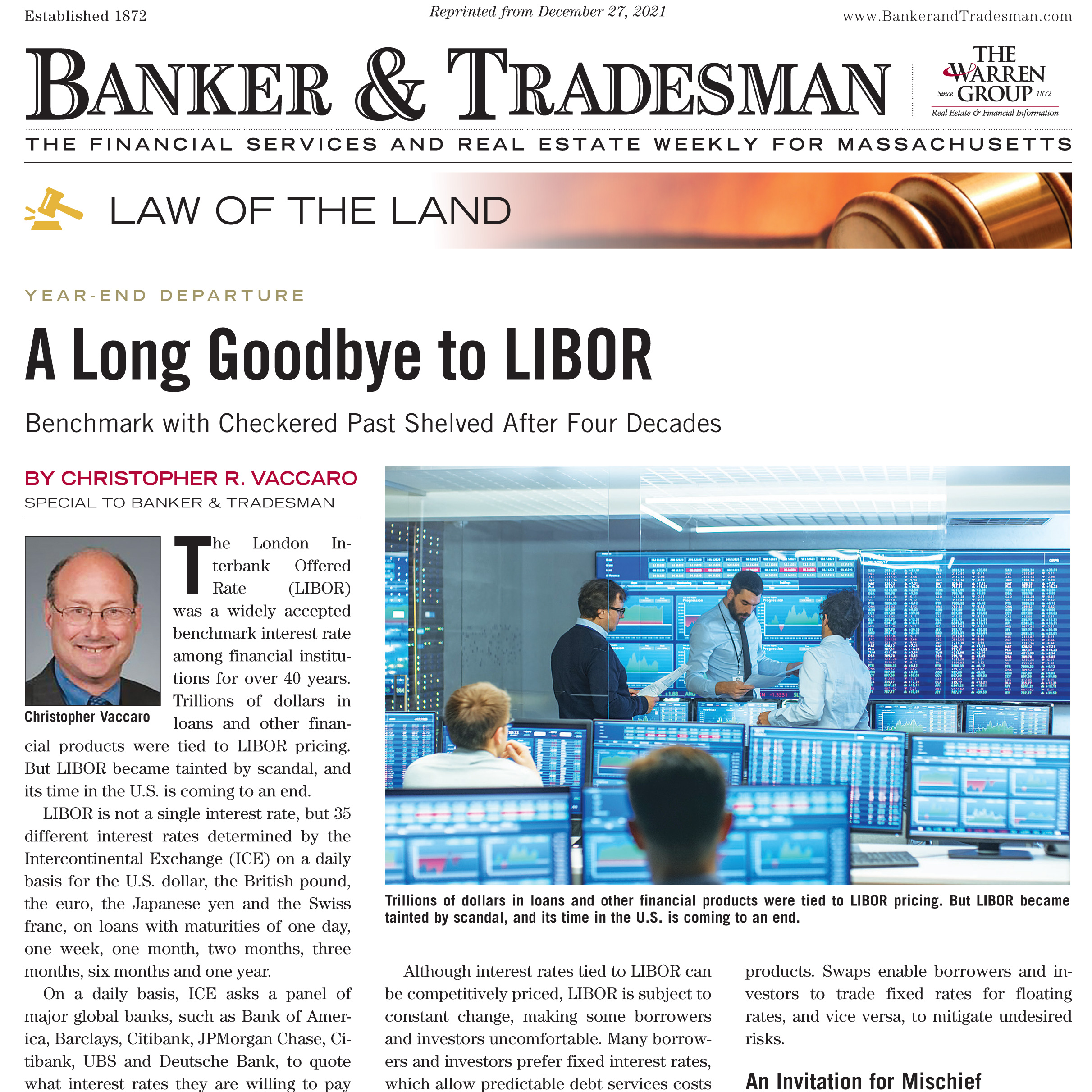 A Long Goodbye to LIBOR