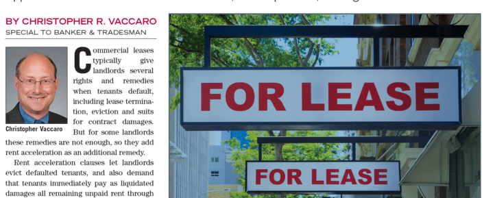 Future of Rent Acceleration Clauses in Doubt