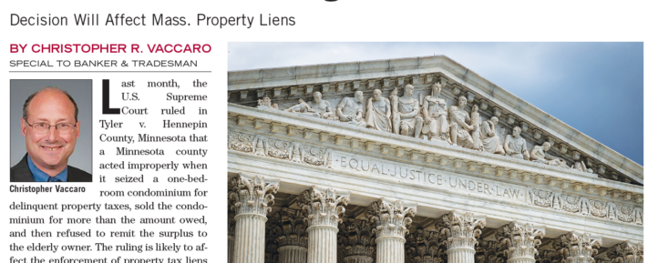Supreme Court Deals Setback to Tax Takings