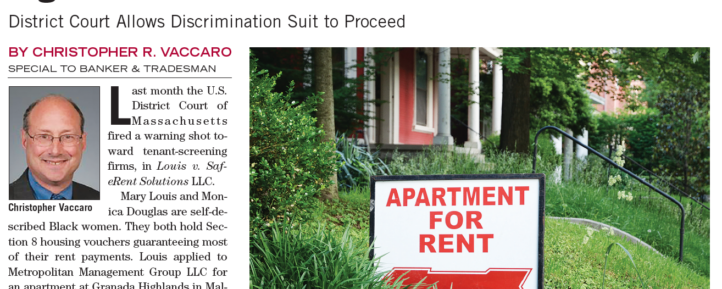 Legal Liability When an Algorithm Screens Tenants