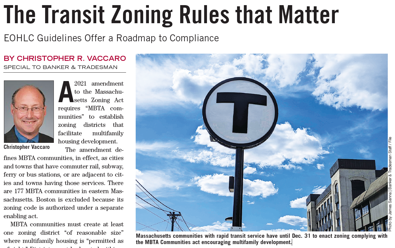 The Transit Zoning Rules that Matter